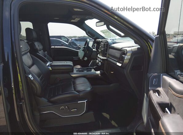 1FTFW1E89MFA99367 2021 FORD F150 Black Front interior view