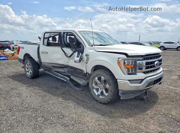 1FTFW1E89MFC00956 2021 FORD F150 White Przód prawy