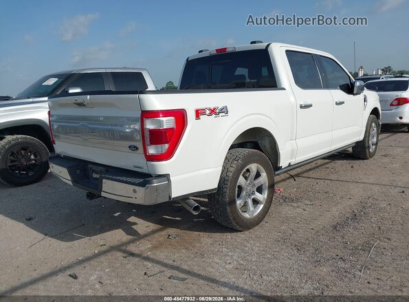 1FTFW1E89MFC04750 2021 FORD F150 White უკანა მარჯვენა