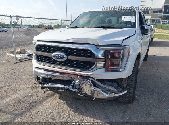 1FTFW1E89MFC04750 2021 FORD F150 White წინა ხედი