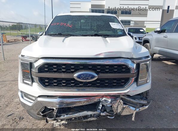 1FTFW1E89MFC04750 2021 FORD F150 White ხელსაწყოთა პანელის ხედი