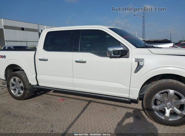 1FTFW1E89MFC04750 2021 FORD F150 White უკანა სალონის ხედი