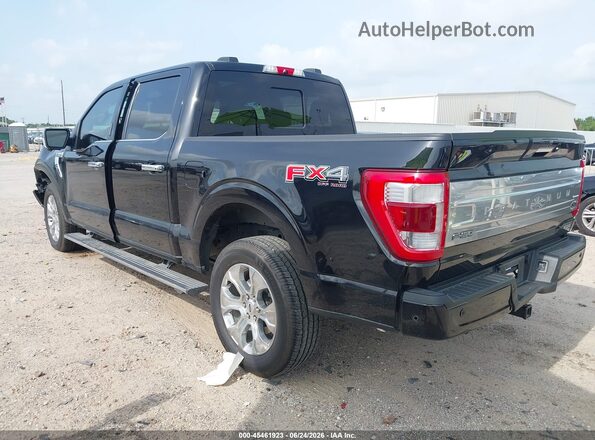 1FTFW1E89MFC94207 2021 FORD F150 Черный Задняя левая четверть