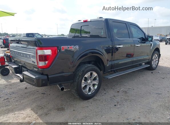 1FTFW1E89MFC94207 2021 FORD F150 Черный Задняя правая четверть