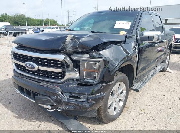 1FTFW1E89MFC94207 2021 FORD F150 Черный Вид спереди