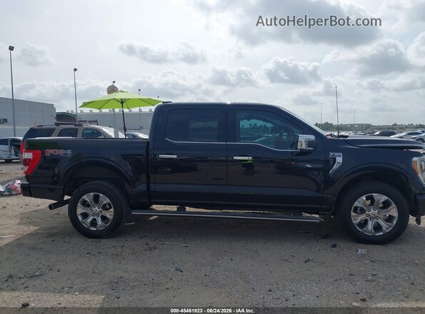 1FTFW1E89MFC94207 2021 FORD F150 Черный Вид задней части салона