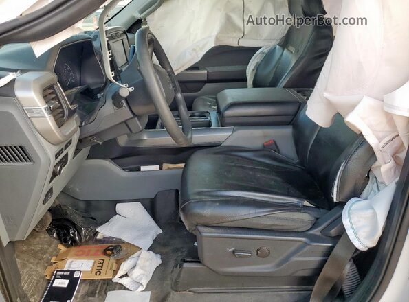 1FTFW1E89NKD52602 2022 FORD F150 White Vista interior delantera