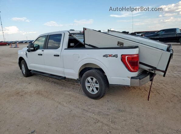 1FTFW1E89NKD52602 2022 FORD F150 White Trasero izquierdo