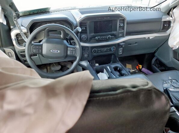 1FTFW1E89NKD52602 2022 FORD F150 White Vista del salpicadero