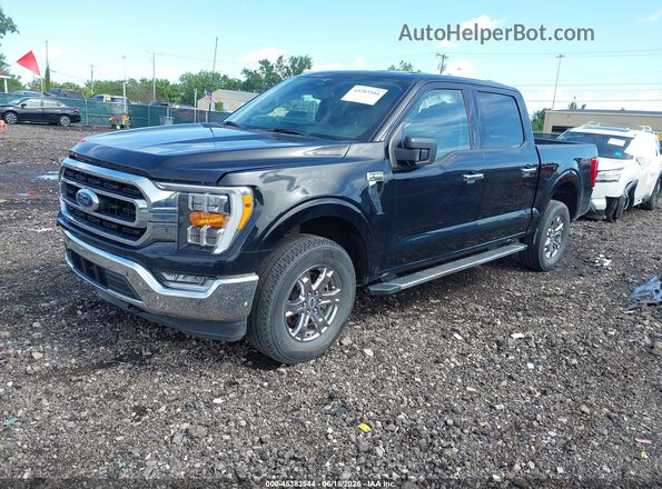 1FTFW1E89PFA03791 2023 FORD F-150 SUPERCREW Black Առջևի ձախ երեք քառորդ տեսարան
