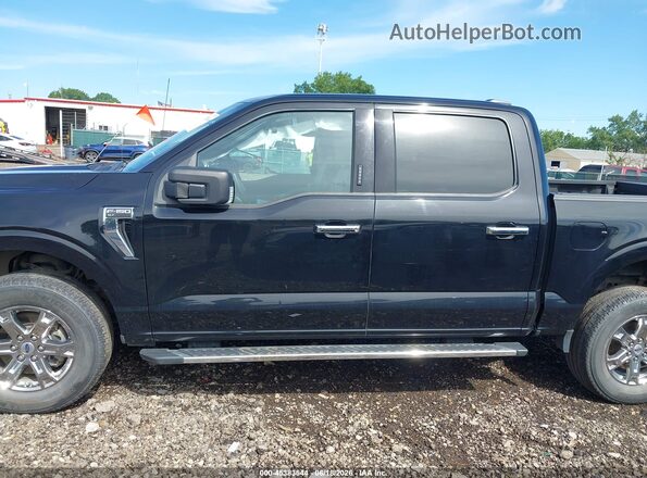 1FTFW1E89PFA03791 2023 FORD F-150 SUPERCREW Black Սալոնի 360 աստիճան տեսք