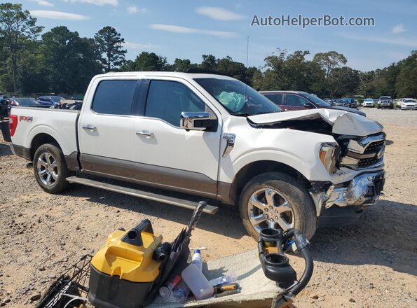 1FTFW1E8XMFA90189 2021 FORD F150 White Przód prawy