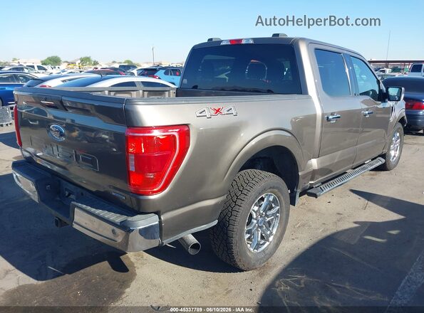 1FTFW1E8XMKD42031 2021 FORD F150 Brown 