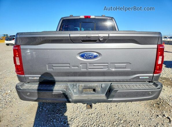 1FTFW1E8XMKE17567 2021 FORD F150 Gray Rear view