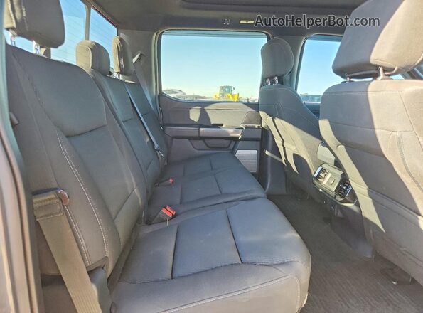 1FTFW1E8XMKE17567 2021 FORD F150 Gray Rear seats view