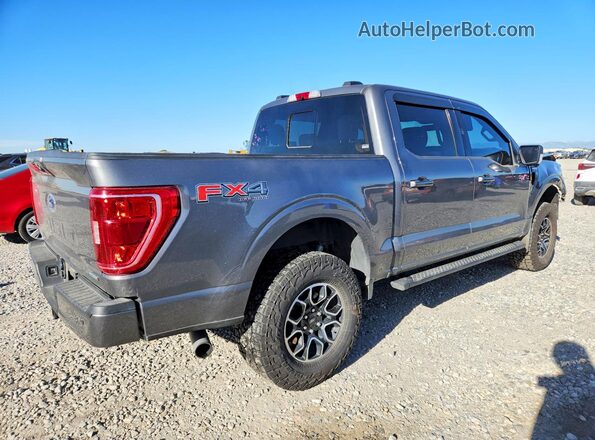 1FTFW1E8XMKE17567 2021 FORD F150 Gray Rear right