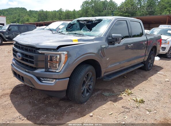 1FTFW1E8XPKE69169 2023 FORD F150 Gray Front left
