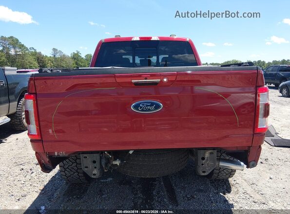 1FTFW1ED0MFB47643 2021 FORD F150 Красный 