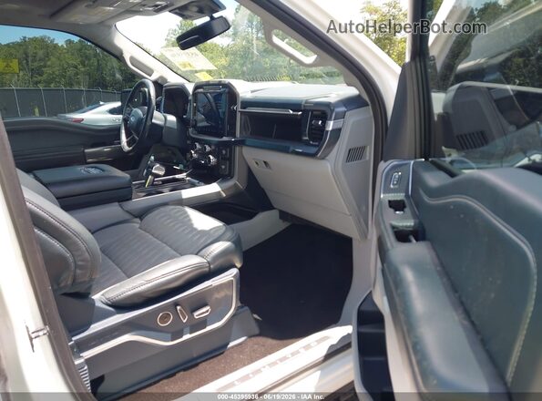 1FTFW1ED0MFB72137 2021 FORD F150 White Вид салону спереду
