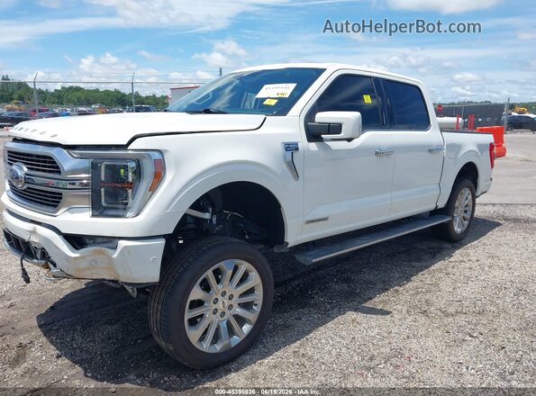 1FTFW1ED0MFB72137 2021 FORD F150 White Передня ліва чверть