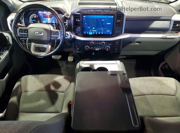 1FTFW1ED0MFC14998 2021 FORD F150 Black Vista del salpicadero