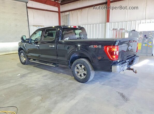 1FTFW1ED0MFC14998 2021 FORD F150 Black Trasero izquierdo