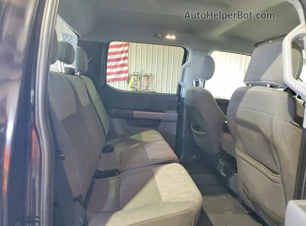 1FTFW1ED0MFC14998 2021 FORD F150 Black Vista de los asientos traseros