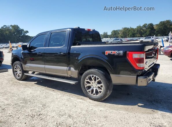 1FTFW1ED0MFC62145 2021 FORD F150 Black Rear left