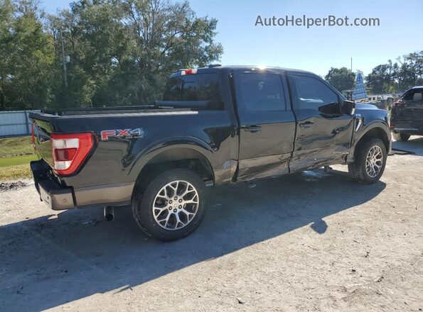 1FTFW1ED0MFC62145 2021 FORD F150 Black Rear right