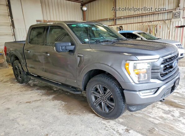 1FTFW1ED1PFD08084 2023 FORD F150 Gray Передня права чверть