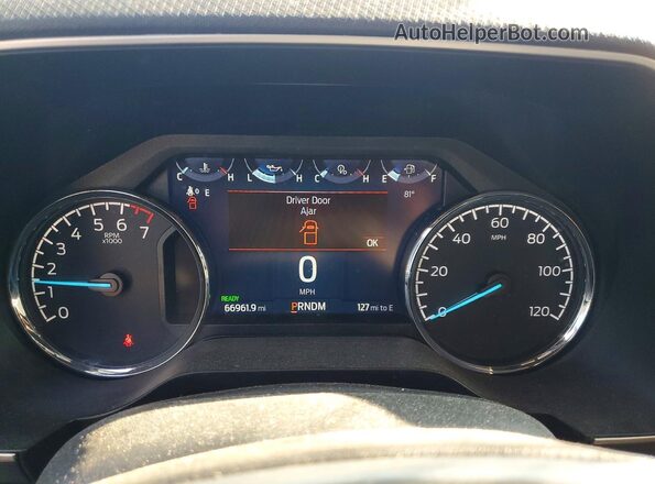 1FTFW1ED1PFD08084 2023 FORD F150 Gray Вид щитка приладів