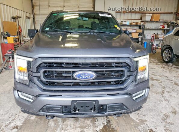 1FTFW1ED1PFD08084 2023 FORD F150 Gray Вид спереду