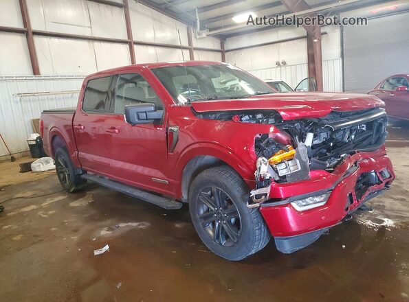 1FTFW1ED2MFC32810 2021 FORD F150 Burgundy Delantero derecho
