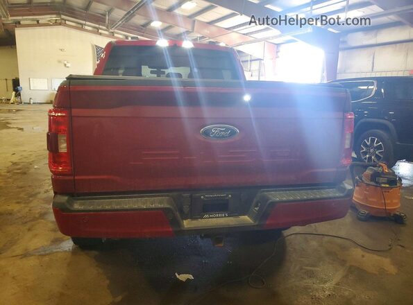 1FTFW1ED2MFC32810 2021 FORD F150 Burgundy Vista trasera