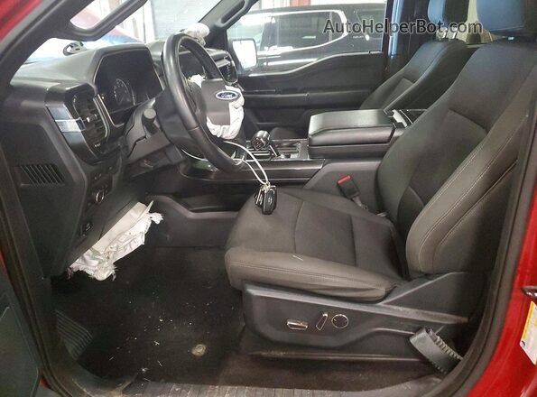 1FTFW1ED2MFC32810 2021 FORD F150 Burgundy Vista interior delantera