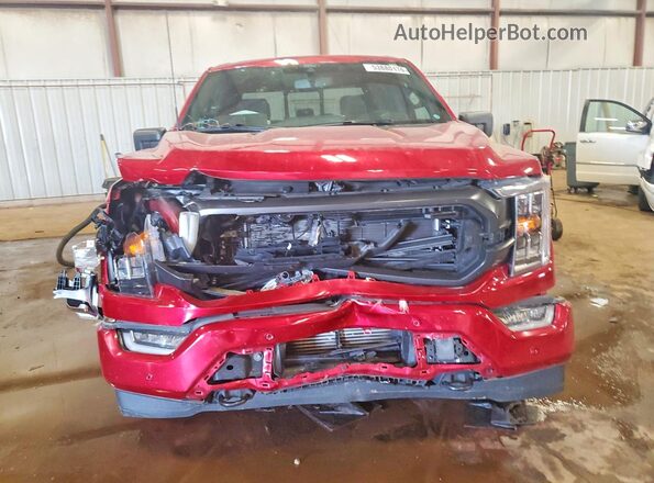 1FTFW1ED2MFC32810 2021 FORD F150 Burgundy Vista frontal