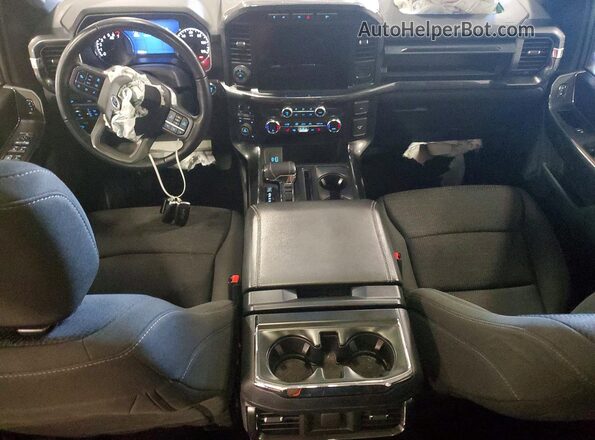 1FTFW1ED2MFC32810 2021 FORD F150 Burgundy Vista del salpicadero