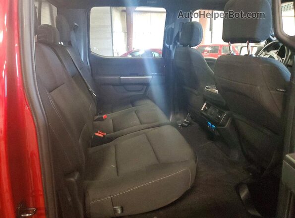 1FTFW1ED2MFC32810 2021 FORD F150 Burgundy Vista de los asientos traseros