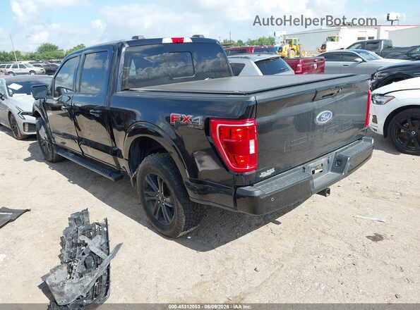 1FTFW1ED2MFC71106 2021 FORD F150 Black Задня ліва чверть