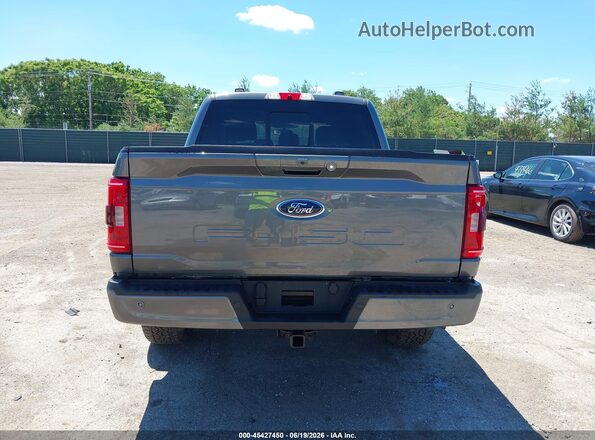 1FTFW1ED3NFA91053 2022 FORD F150 Gray 