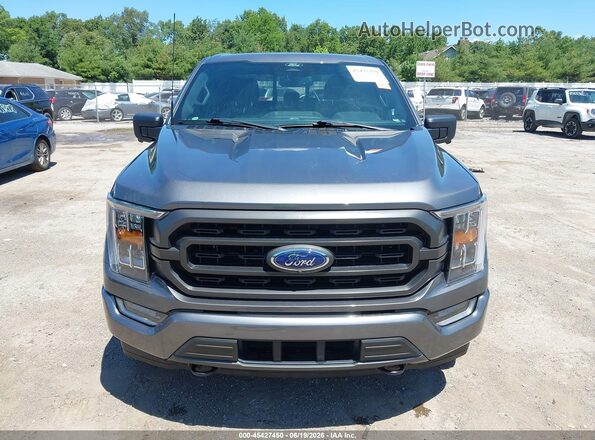 1FTFW1ED3NFA91053 2022 FORD F150 Gray Սարքավորումների վահանակի տեսք