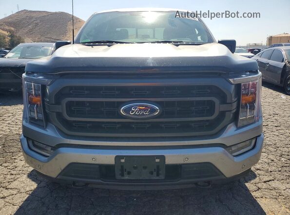 1FTFW1ED3PFA04593 2023 FORD F150 Silver Вид спереду