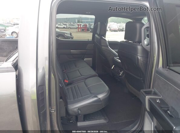 1FTFW1ED3PFA92142 2023 FORD F150 Gray VIN կոդի պիտակի տեսք