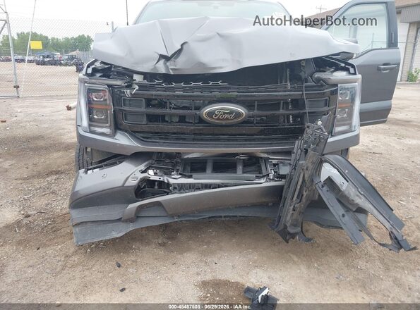 1FTFW1ED3PFA92142 2023 FORD F150 Gray Դիմացի տեսք