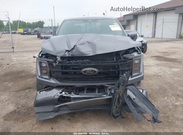 1FTFW1ED3PFA92142 2023 FORD F150 Gray Սալոնի հետևի տեսք