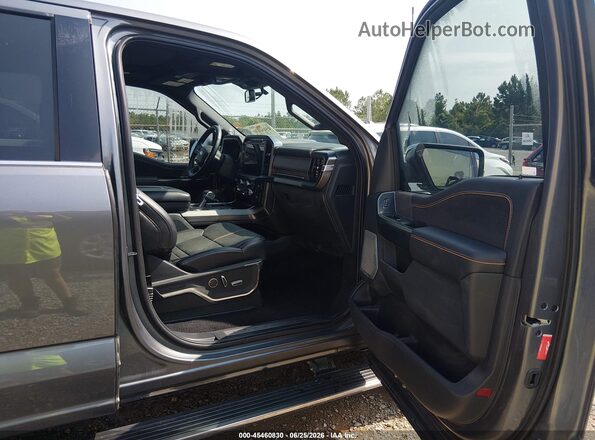 1FTFW1ED3PFC15647 2023 FORD F150 Gray Front interior view