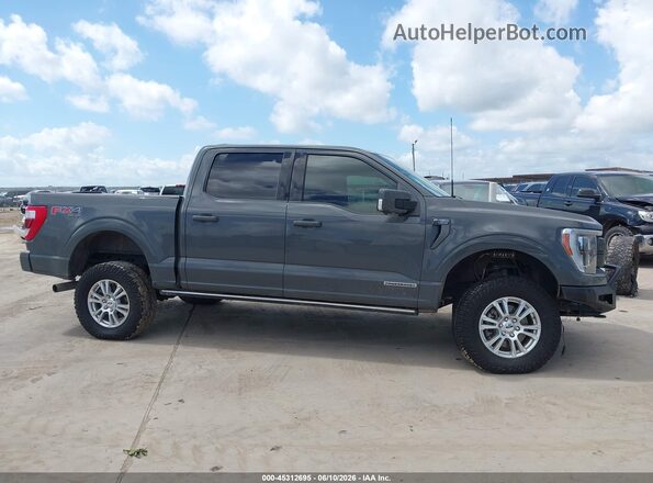 1FTFW1ED4MFC63234 2021 FORD F150 Gray Vista interior de 360 grados