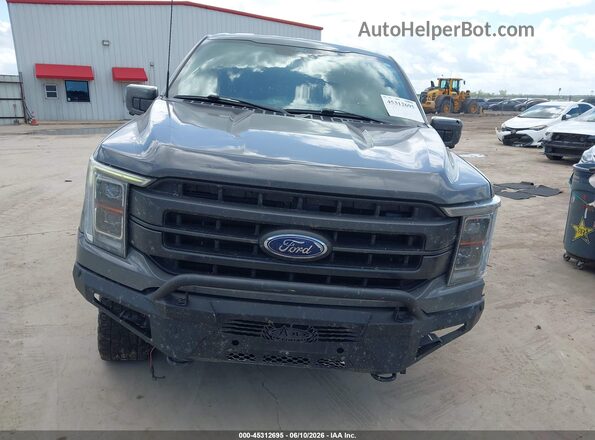 1FTFW1ED4MFC63234 2021 FORD F150 Gray Vista interior trasera