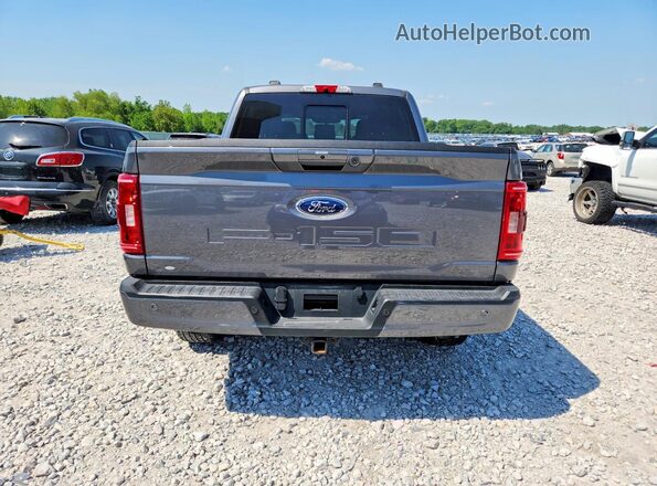 1FTFW1ED4NFB47551 2022 FORD F150 Gray Հետևի տեսք
