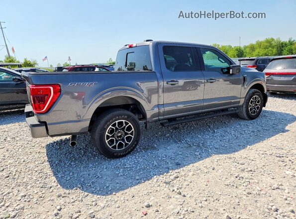 1FTFW1ED4NFB47551 2022 FORD F150 Gray Հետևի աջ